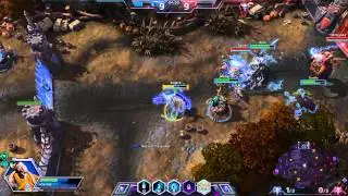 Heroes of the Storm: TASSADAR gameplay. Cursed Hollow map