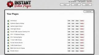 Instant Video Pages Demo