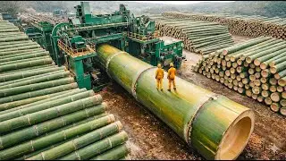 Bagaimana Tirai Bambu Dibuat di Dalam Pabrik Modern