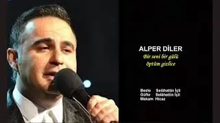 ALPER DİLER Bir seni bir g&uuml;l&uuml; &ouml;pt&uuml;m gizlice