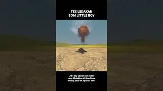ini adalah simulasi apabila bom nuklir Little Boy diledakkan #fyp #garrysmod #gmod #shorts #short