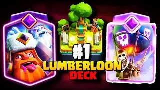 WORLD'S #1 BEST LADDER DECK | LUMBERLOON FREEZE CONTROL DECK | Clash Royale BEST DECK 2025 [August]