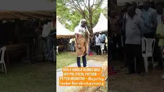 RAILA AMOLO ODINGA WAS MY POLITICAL FATHER - PETER IMWATOK - Majority leader Nairobi city county
