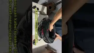 Pasang intercom di helm fullface cuman 5 menit #intercom #helm #biker