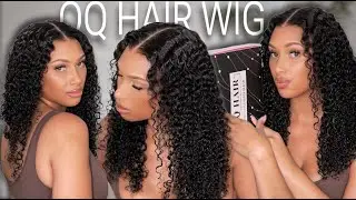 Ух ты, 152 доллара! 🔥 ВСЁ В НАЛИЧИИ! Парик Kinky Curly WEAR-GO, шапочка и щетка Density Chat - OQ...