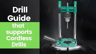 Drill Guide - 45-90&deg; Angle Drill guide attachment / Cordless Drill support / Banggood