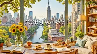 NEW YORK Café Morning Ambience 🍂 Relaxing Autumn Jazz Instrumental for Study, Work & Good Mood