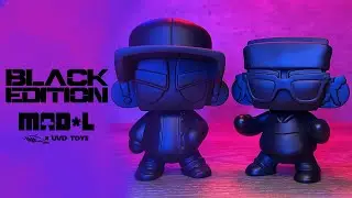 MAD*L Citizens BLACK edition DIY vinyl figures from UVD Toys and MAD!