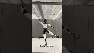 Tesla Optimus shows a dynamic, well-balanced gait with real-time torque control. #humanoidrobot #ai