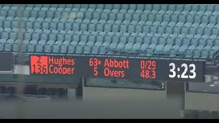 Phil Hughes last innings footage - NSW VS SA 2014 - Sean Abbott