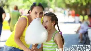 Cotton Candy Machine Rental 🤡🎪🤹&zwj;♀️ | Concession Macine | Party People Rentals Virginia Beach, VA