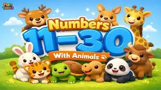 Learn Numbers 11 to 30 with Animals | Fun Counting Song
