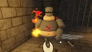 Fight BARRY KNIGHT WITH SWORD In Roblox The Takeover BARRY'S PRISON RUN!