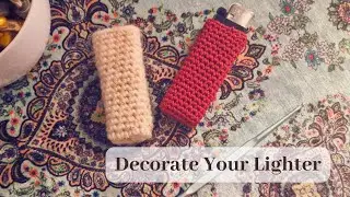 Decorate Your Lighter - Rajut Cover Korek Gas (Crochet Tutorial)