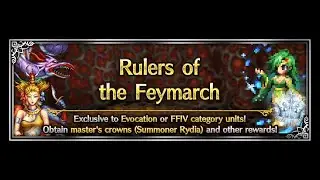 FFBE Master Crown Challenge - Rulers of the Feymarch Lv.4 ALL MISSIONS feat. SD Akstar