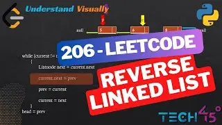 Reverse Linked List - LeetCode 206 | Visual Explanation | Python