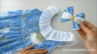 Cómo hacer un LAZO 🎀 de TELA para el Pelo de forma FÁCIL. ▶ DIY para Principiantes.