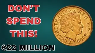 2009 UK Elizabeth II One Penny Worth $22 Million? 😱 Rare Coin Story