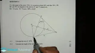 Euclidean geometry problem from 2016 Question Paper November Grade 11 (Question 11)