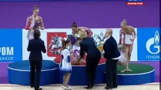 All Around Award Ceremony-Grand Prix Moscow 2014-TV coverage