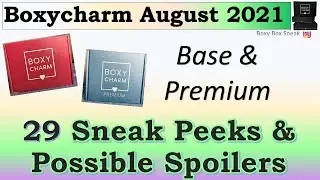 BOXYCHARM AUGUST 2021 SPOILERS | POSSIBLE SPOILERS & FULL BOX REVEAL