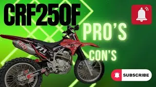 CRF250F Pros and Cons | A couple things I would never change #crf250f #review