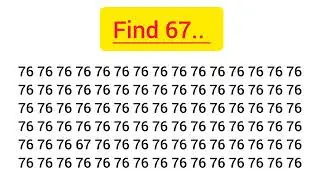 Find the number? | #findthenumber #oddoneout #braingames #brainteasers #observation #eyetest 