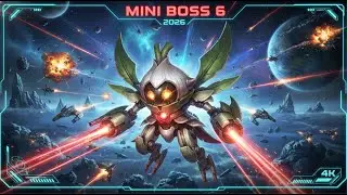 Space Shooter Mini Boss 6 | New Update 2026 🔥 Epic Boss Fight | Galaxy Attack