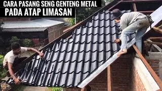 Tehnik memasang genteng metal atap limas yang benar