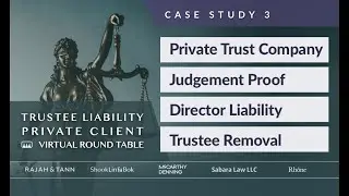 [Trustee Liability] Case Study 3: PTC | Judgement Proof | Director Liability | Trustee Removal