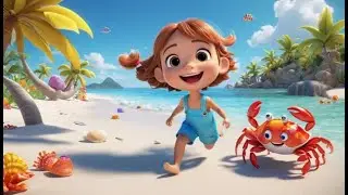Crinkly Crab Pinches Play | Fun Kids Song | English Nursery Rhyme | Toddler Mus