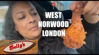 DELLY'S CARIBBEAN TAKEAWAY LONDON WEST NORWOOD FIRST TIME TRY FOOD REVIEW!!