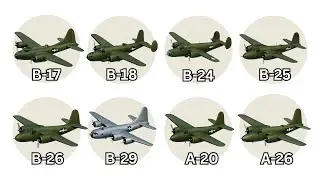 Every US Bomber of WW2 Explained in 11 Minutes /