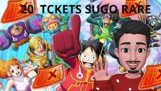 ONE PIECES TREASURE CRUISE 20 TICKET SUGO RARE ( LEGENDE) INVOCATION