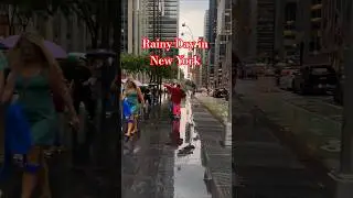 Magical Rainy Walk in New York City 🌧✨ | Relaxing NYC Street Tour #newyorkcity #travel #usa