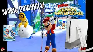 Mario & Sonic At The Winter Olympic Games - Mario Downhill - Nintendo Wii
