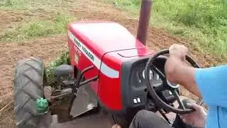 PRESSÃO NO TRATOR MASSEY FERGUSON ARANDO TERRA