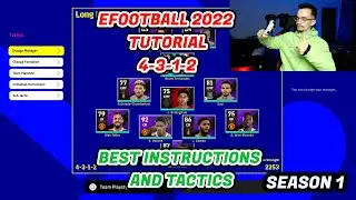 EFOOTBALL 2022 - BEST CUSTOM FORMATION 4-3-1-2 TUTORIAL BEST TACTICS & INSTRUCTIONS