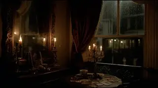 Rainy New Orleans Hotel Room – Candlelight & Thunderstorm Ambience for Sleep & Focus (3 Hours, 4K)