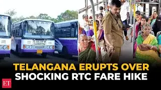 Telangana government faces backlash over RTC fare hike amid heavy police deployment