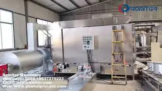 Automatic Peanut Roasting and Peeling Machine for Sale