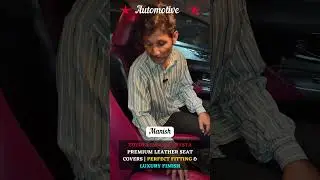 Innova Crysta Interior Upgrade 🔥 Premium Leather Seat Covers with Perfect Fit | Orchis Mumbai👌#cars
