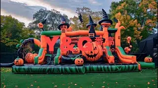 Halloween Pumpkin Castle &ndash; Where Spooky Meets Play in a Commercial-Grade Haunted Adventure!