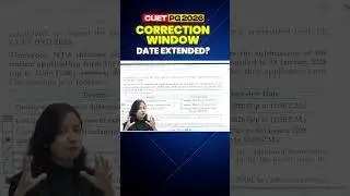 CUET PG 2026 | Application Form Filled ✔️ | Correction Window कब Open होगी?