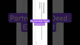 Partnership Deed Explained | Class 12 Accounts Chapter 1 | CBSE 2026#education