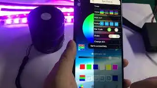 LED LAMP light strip kit Music voice mode use tutorial