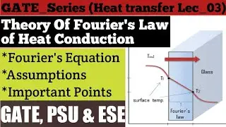 GATE Series HT Lec_03: Theory of Fourier's Law of Heat Transfer I Assumption & Important Points