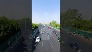 Busy Indian Highway | Stock Footage of City Traffic Scene | Free to License High Speed