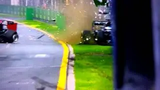Alonso Crash Australian GP 2016