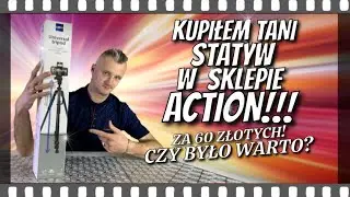 Kupiłem tani statyw w sklepie ACTION!!!Za 60 złotych!💰CZY BYŁO WARTO?🤔